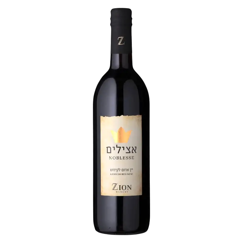 Zion Noblesse Kiddush Red Wine Kosher for Passover