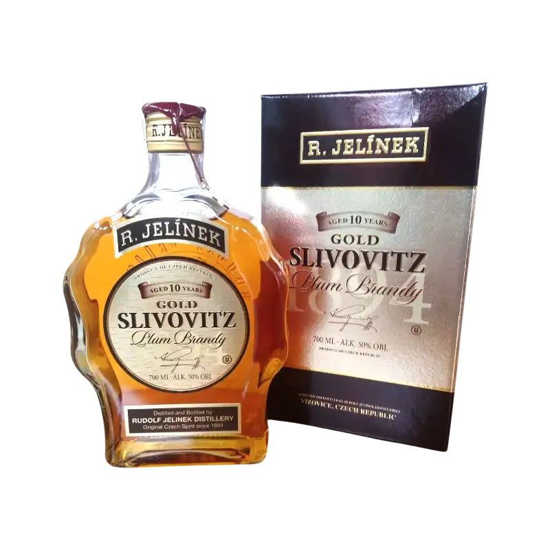 R. Jelinek Gold Slivovitz Plum Brandy Aged 10 Years