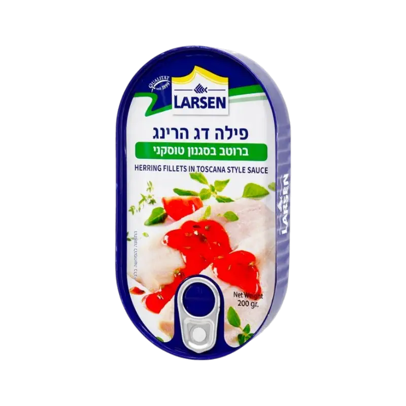 Kosher Herring in Tuscan Style Sauce (200g × 8)