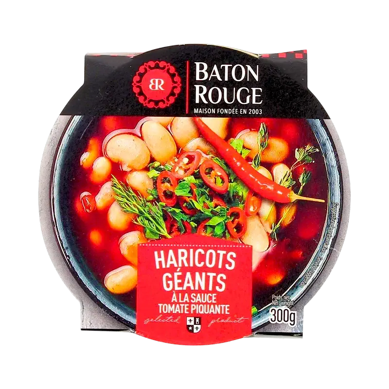 Spicy Giant Beans in Tomato Sauce – 300g (Baton Rouge)