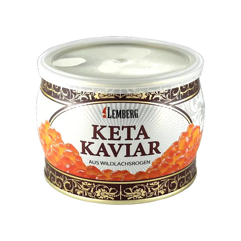 Lemberg Keta Salmon Caviar (Wildlachsrogen) 400g