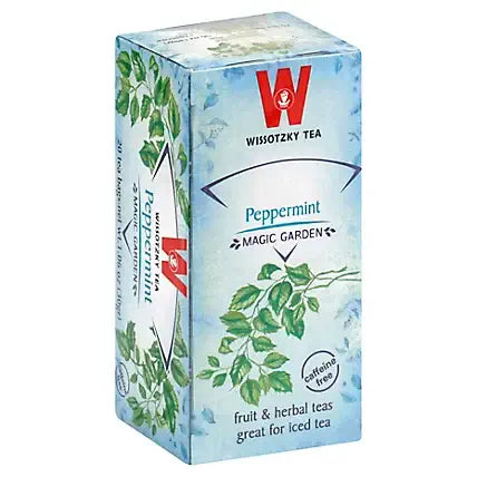 Wissotzky Peppermint Herbal Tea – Magic Garden (20 Tea Bags)