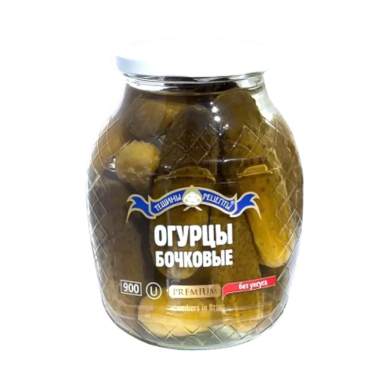 Barrel Pickled Cucumbers (No Vinegar) 840g – Teshini Rezepty Premium