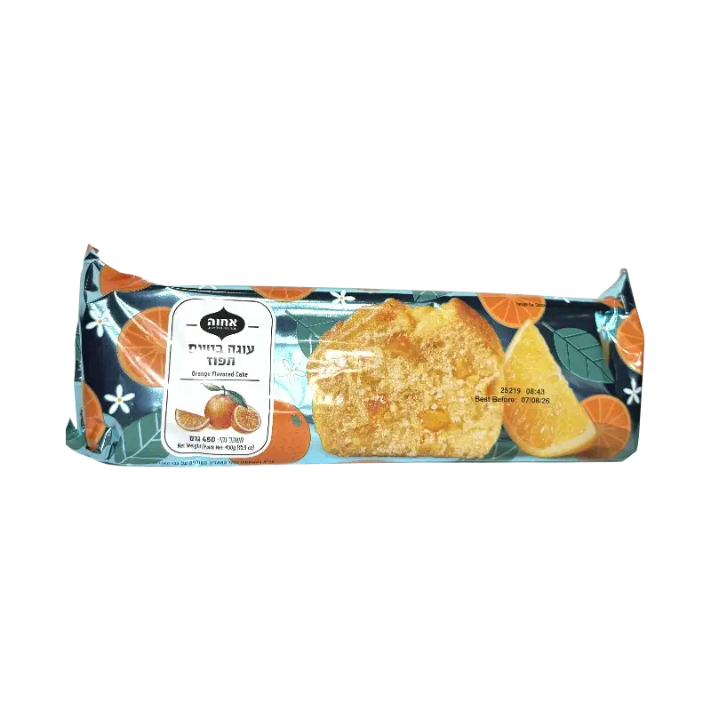 Achva Orange Flavored Yeast Cake (Parve) 450g