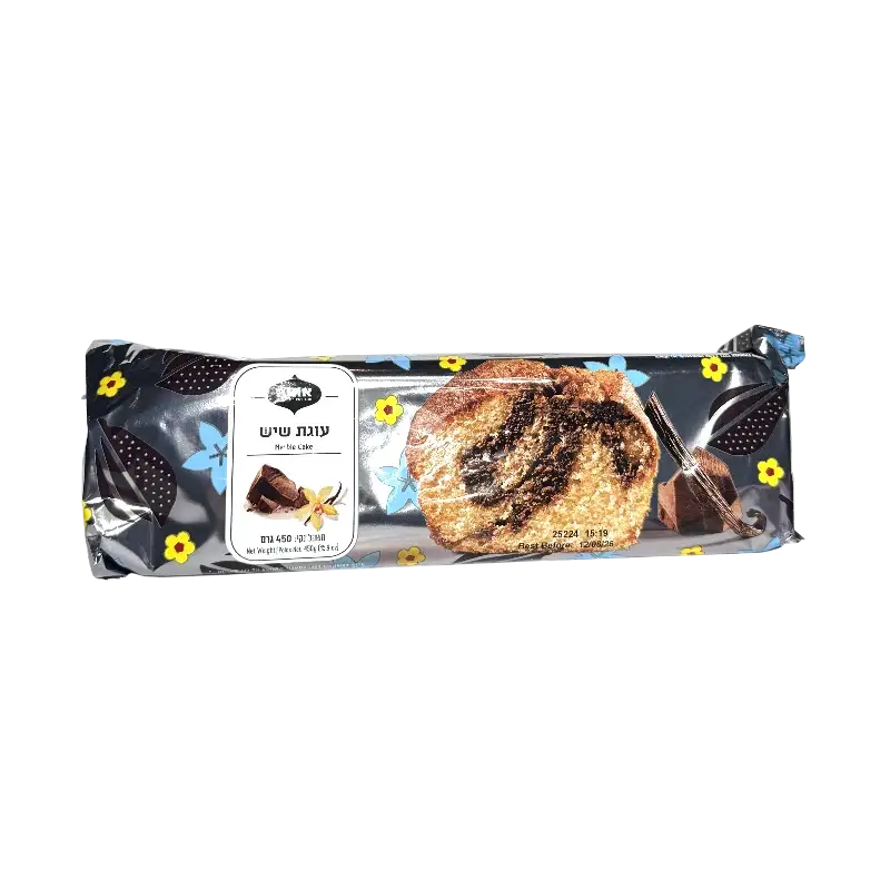 Achva Marble Yeast Cake with Cocoa Swirl (Parve) 450g