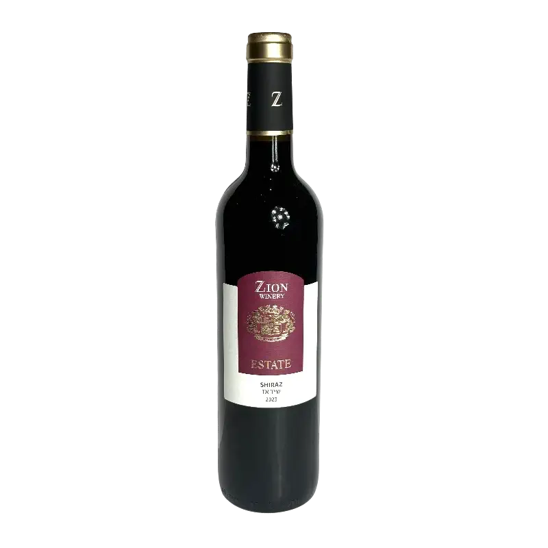 Zion Winery Estate Shiraz 2023 Dry Red Wine (Kosher)