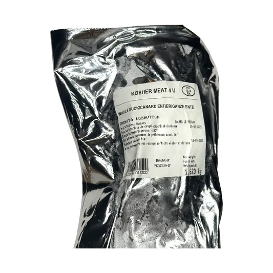 Kosher Meat 4U Whole Duck – Canard Entier / Ganze Ente (1.620 kg)
