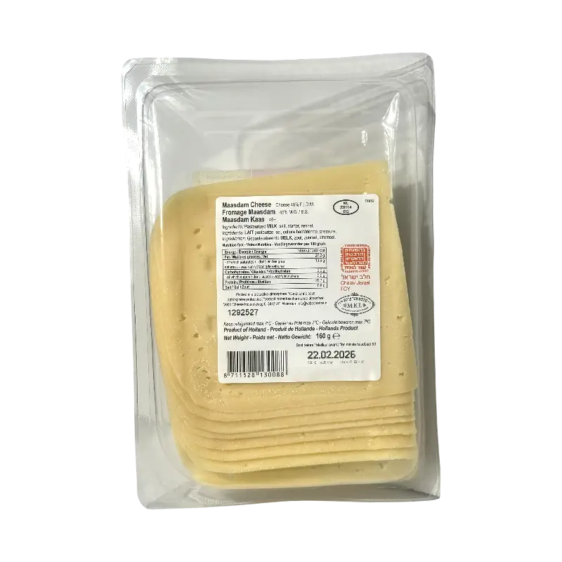 Shoshana Ma’asdam Dutch Cheese Slices – Maasdamer (160 g)
