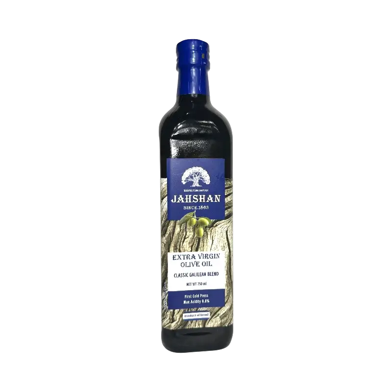 Jahshan Extra Virgin Olive Oil – Classic Galilean Blend (750 ml)