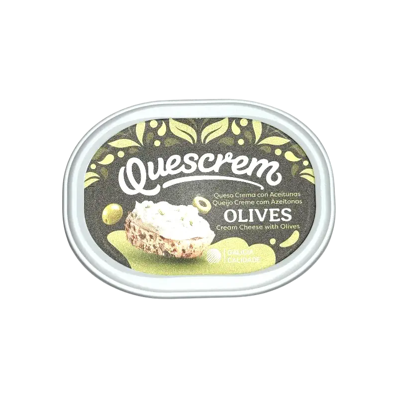 Quescrem Cream Cheese with Olives 200g