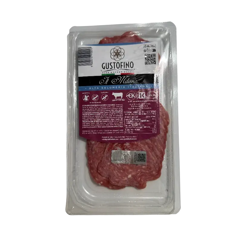 Gustofino Il Milano – Sliced Italian Beef Salami (100 g)