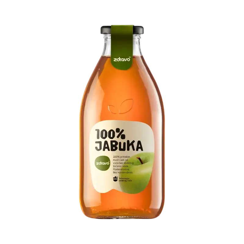 Apple Juice 100% Direct (Apfel Direktsaft) 750 ml – ZDRAVO