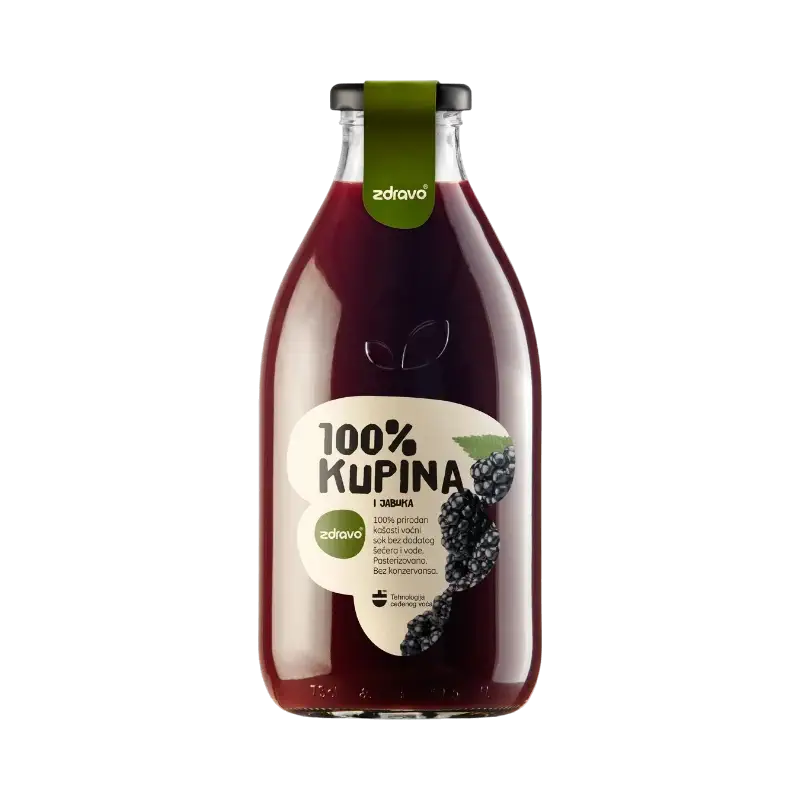 Blackberry & Apple Juice 100% (Brombeer & Apfel) 750 ml – ZDRAVO