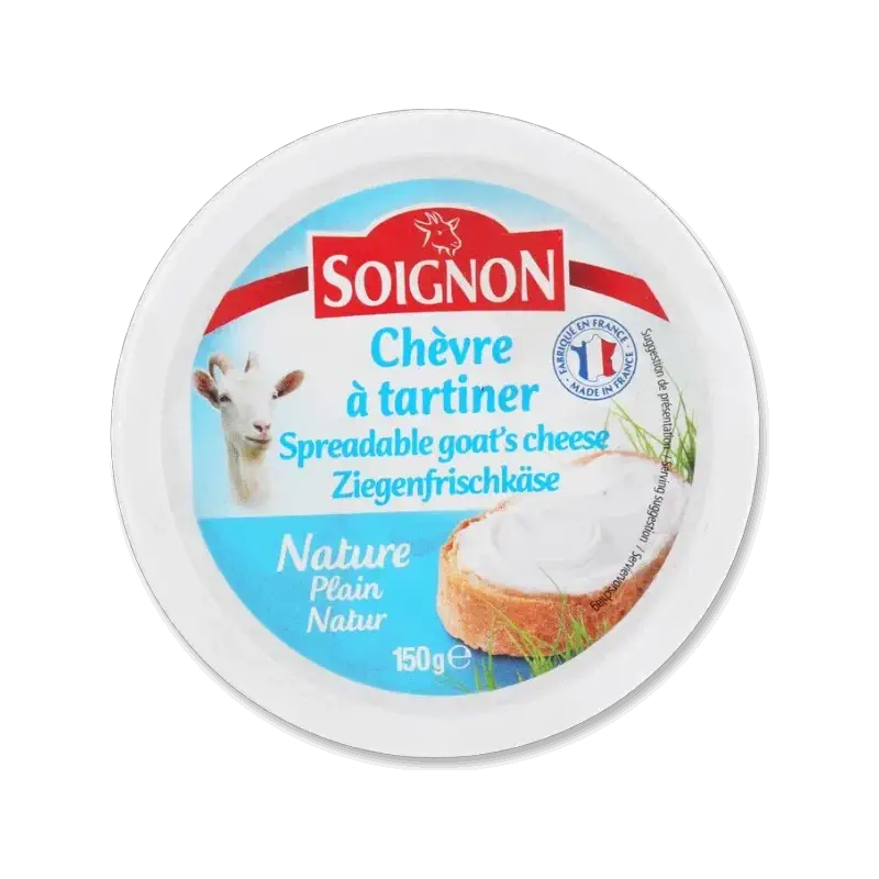 Soignon Fresh Goat Cheese Round (150g)