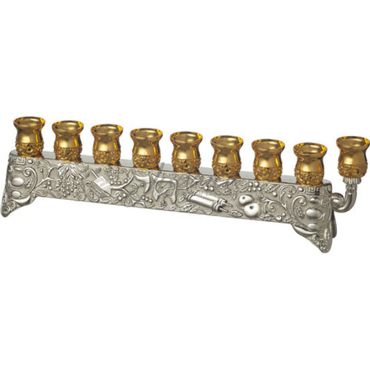Chanukiah “Gold symbols”