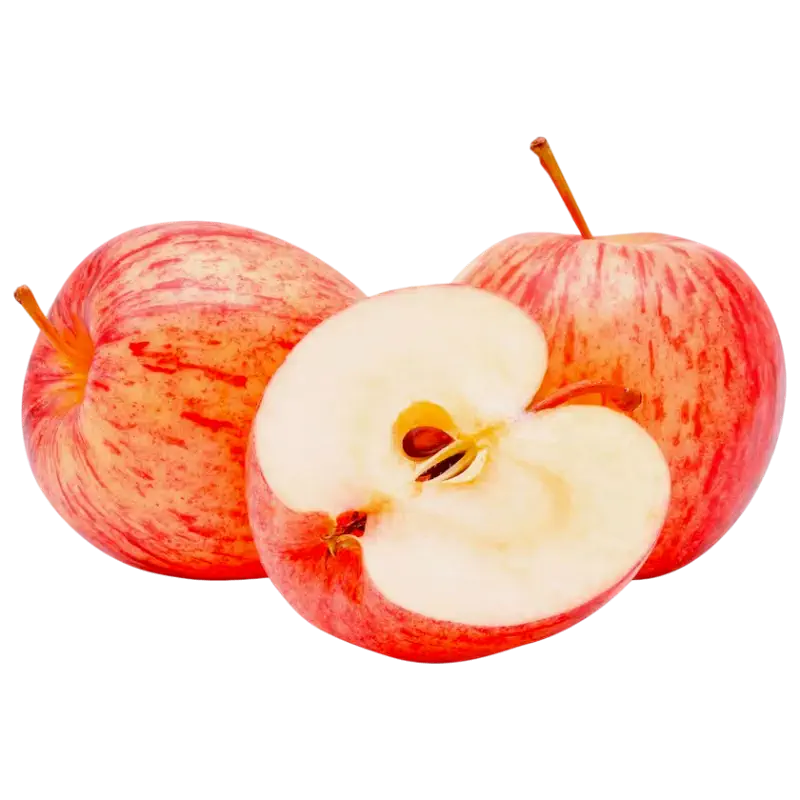 Fresh Sliced Red Apples — Juicy Dessert Fruit 1kg