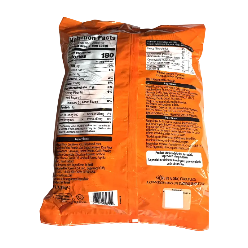 Osem Bissli BBQ Family Pack – BBQ Flavored Wheat Snacks