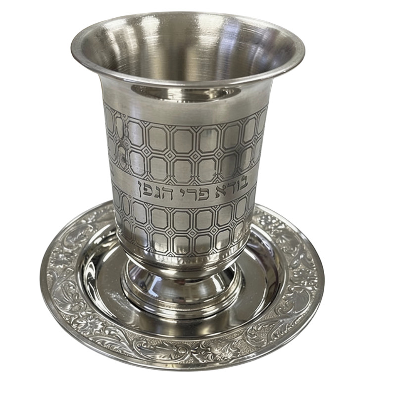Kiddush cup «Geometric Faith»