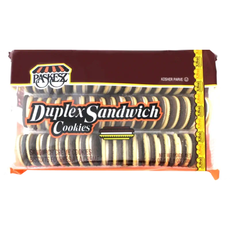 Paskesz Duplex Sandwich Cookies – Chocolate & Vanilla Sandwich Cookies
