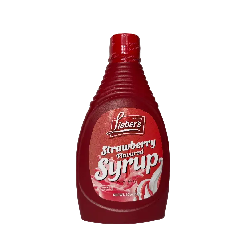 Strawberry Flavored Dessert Syrup