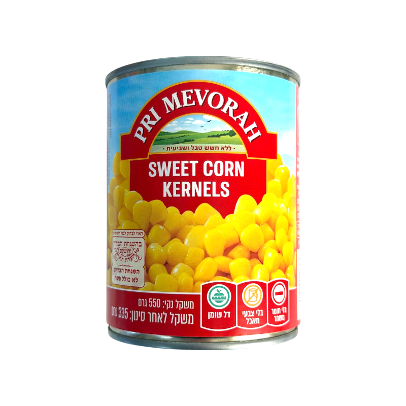 Pri Mevorah Sweet Corn Kernels Canned Vegetables