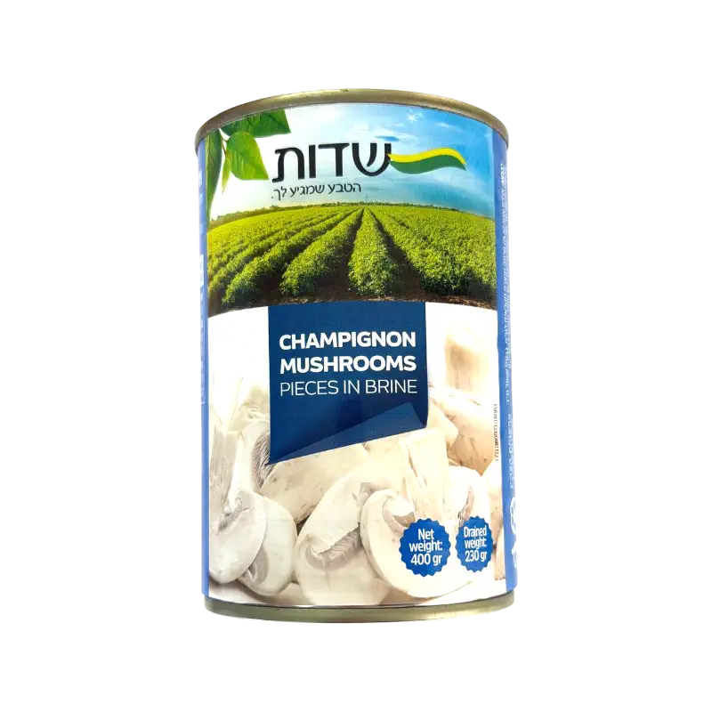 Sdot Champignon Mushroom Pieces in Brine Canned Mushrooms