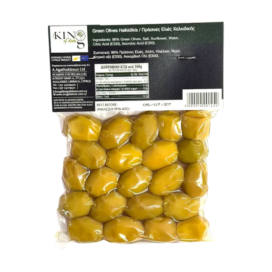 The King of Olives – Green Olives Halkidikis