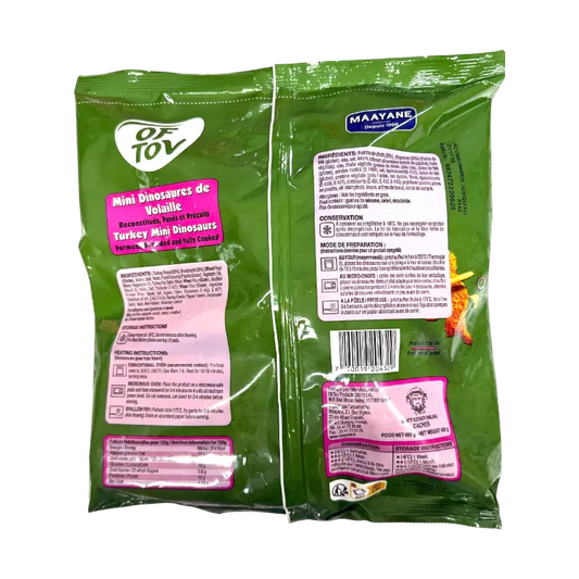 Of Tov Turkey Mini Dinosaurs Breaded Nuggets (Fully Cooked, Frozen)