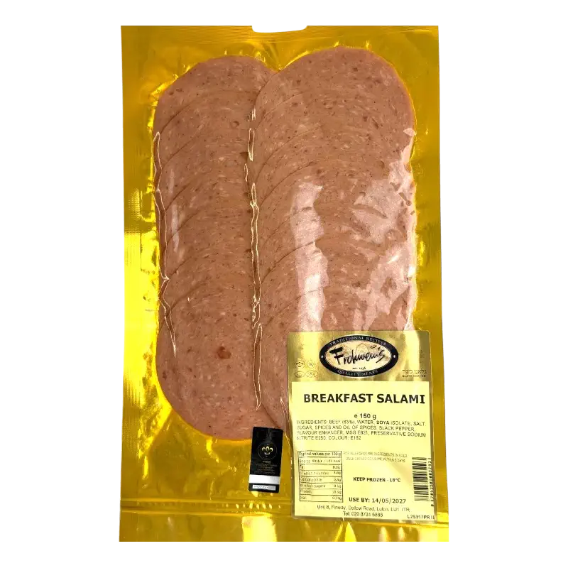 Frohman’s Kosher Breakfast Salami Sliced Beef Cold Cuts 150g