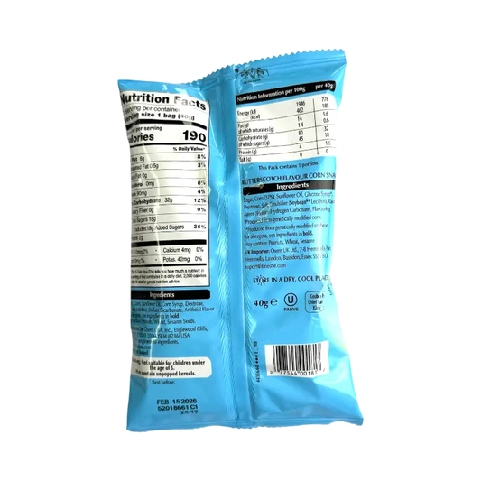 Osem Popco Butterscotch Artificially Flavoured Popcorn 40g