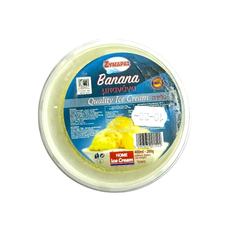 Zympas Dairy Ice Cream Banana 400 ml (200 g)