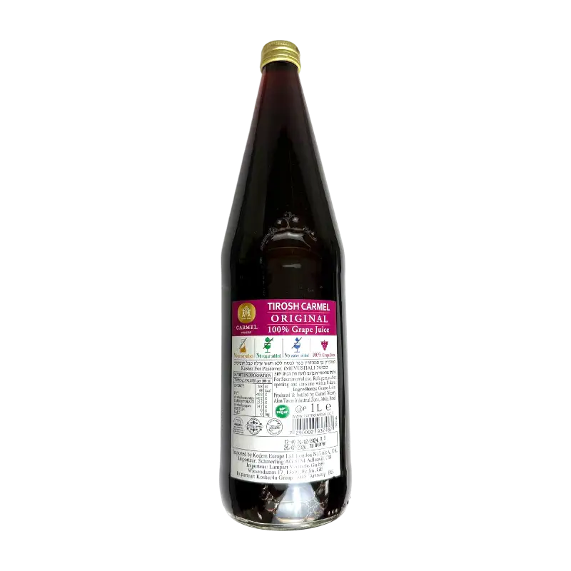 Carmel Tirosh Carmel Original – 100% Grape Juice (1 L)