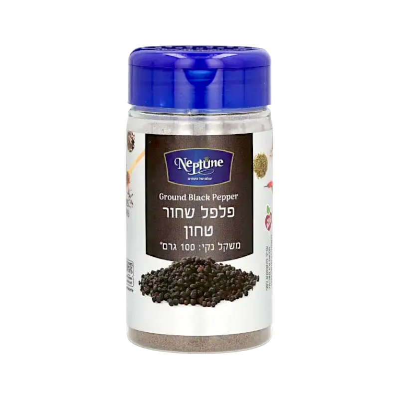 Neptune Ground Black Pepper 100g – Freshly Ground Black Pepper Seasoning