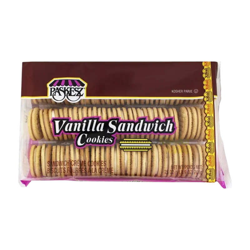 Paskesz Vanilla Sandwich Crackers (708 g)