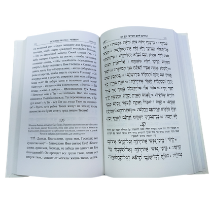 Sefer Tehillim Ogel Yosef Yitzchak with Russian Translation