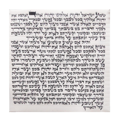Set Kosher mezuzah 15 cm  with Case