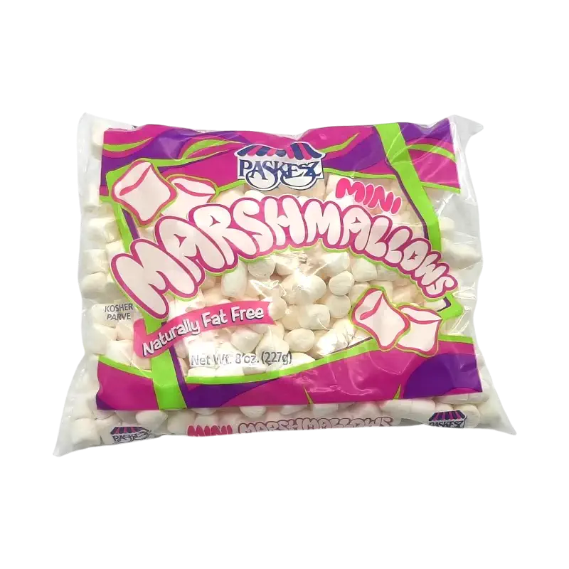 Paskesz Mini Marshmallows – Mini Marshmallow Candy (226 g)