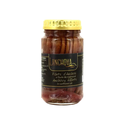 Lanchova Anchovies in Sunflower Oil (140 g)
