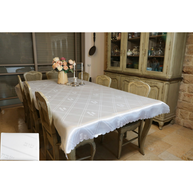 "White" Tablecloth Shabbat & Yom Tov