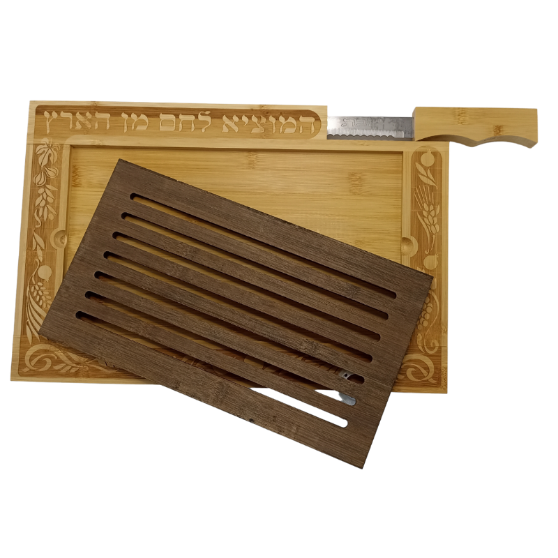 «Blackwood» Challah Tray With Knife