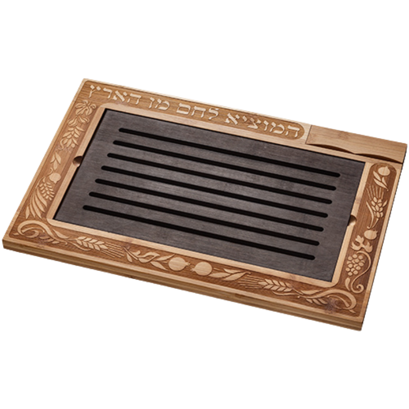 «Blackwood» Challah Tray With Knife