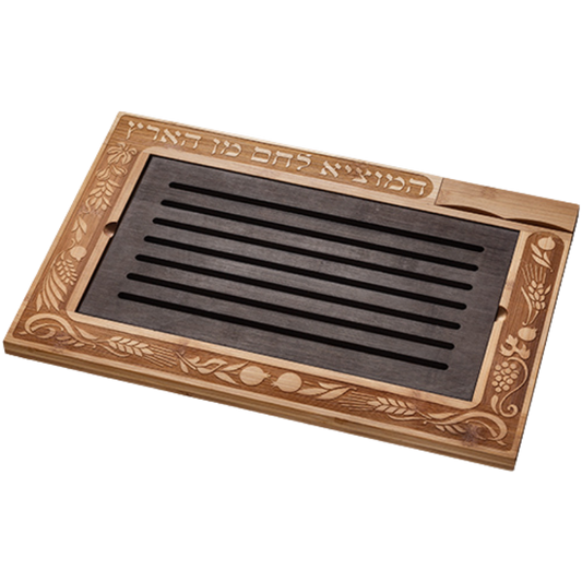 «Blackwood» Challah Tray With Knife