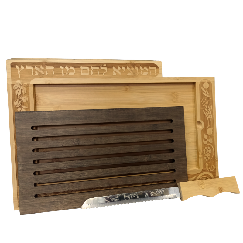 «Blackwood» Challah Tray With Knife