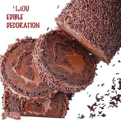 Elisha Chocolate Sprinkles 400g – Dark Chocolate Vermicelli Sprinkles