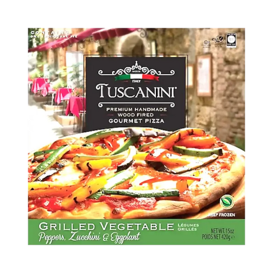 Tuscanini Premium Handmade Wood Fired Gourmet Pizza – Grilled Vegetable (420 g)