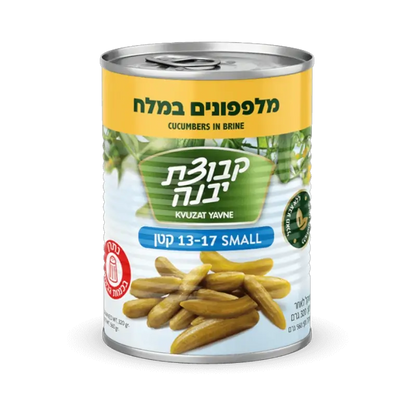 Pickled Cucumbers Kvuzat Yavne in Brine, Small 13–17