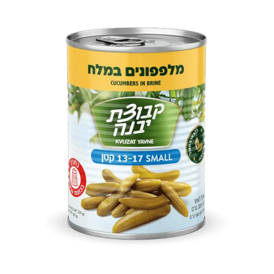 Pickled Cucumbers Kvuzat Yavne in Brine, Small 13–17