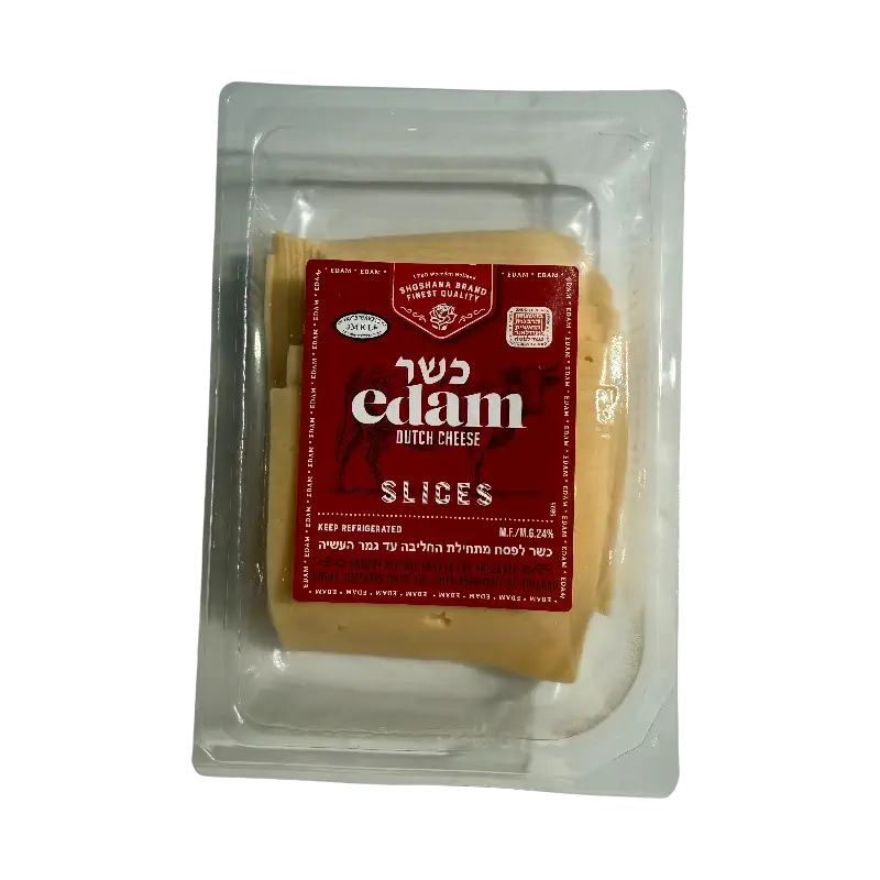 Edam Cheese Slices – Shoshana Brand Dutch  400g