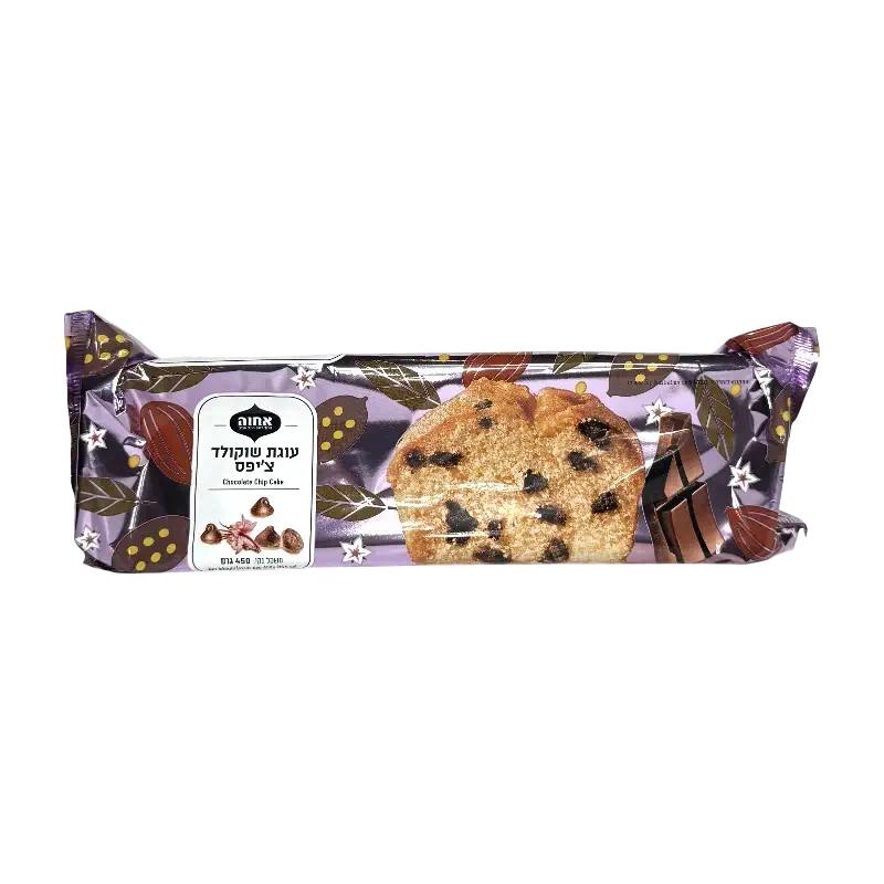Achva Chocolate Chip Yeast Cake (Parve) 450g