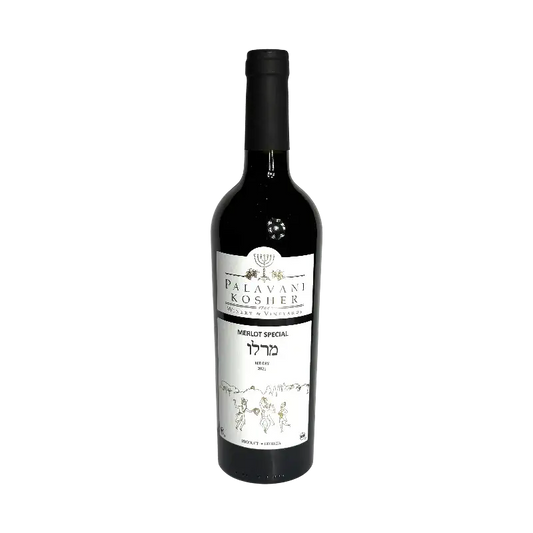 Palavani Kosher Merlot Special 2023 Dry Red Wine (Georgia)